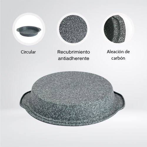 MOLDE PARA HORNEAR REDONDO - Imagen 2