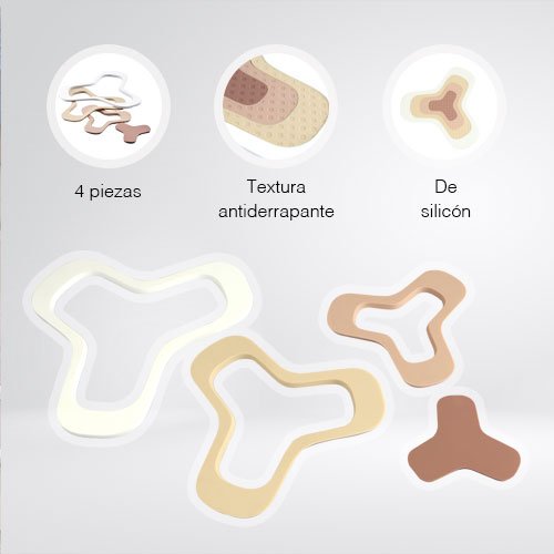 SET DE 4 PORTACALIENTES DE SILICON - Imagen 2