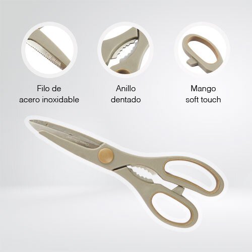 TIJERAS MULTIUSOS DE ACERO INOXIDABLE - Imagen 2