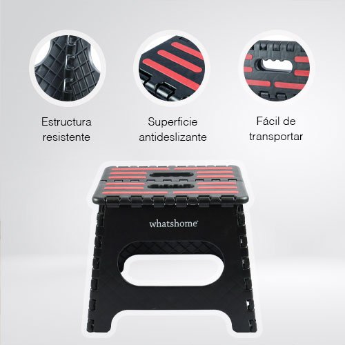 BANCO PLEGABLE CON SUPERFICIE ANTEIDESLIZANTE - Imagen 2