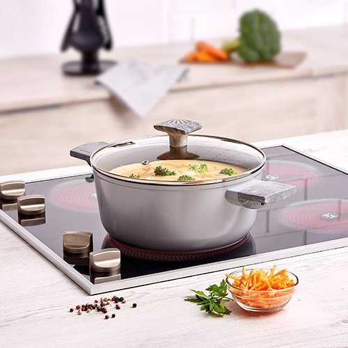 CACEROLA DE 4.2 L DE ALUMINIO FORJADO COLOR GRIS - Imagen 6