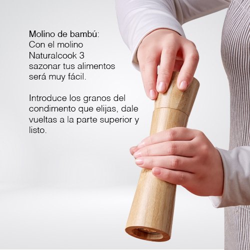 MOLINO DE BAMBU DE 20 X 5.5 CM - Imagen 3