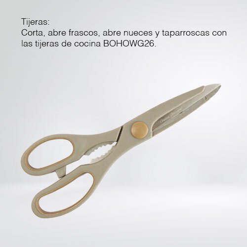 TIJERAS MULTIUSOS DE ACERO INOXIDABLE - Imagen 3