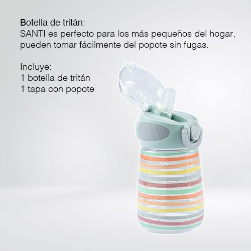 Botella Infantil de Tritán 400ml | Antiderrames y Libre de BPA - Imagen 3