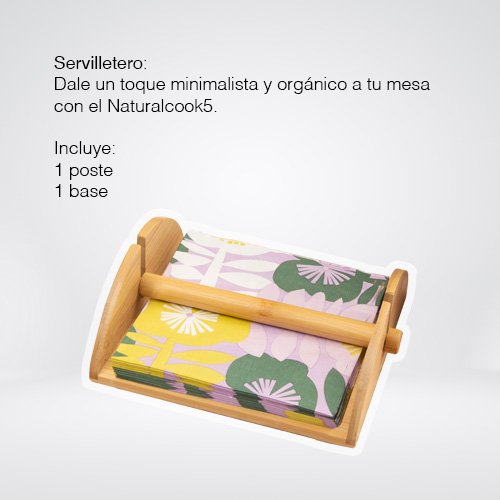 SERVILLETERO DE BAMBU - Imagen 3