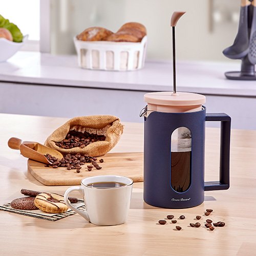 PRENSA FRANCESA DE 800 ML DE VIDRIO CON AGARRADERA - Imagen 6