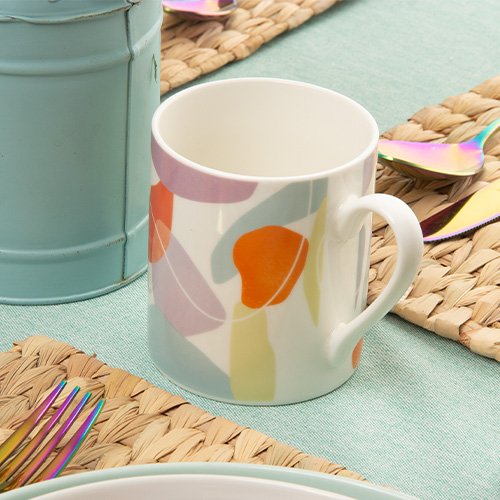 SET DE 4 TAZAS DE PORCELANA 360 ML - Imagen 6