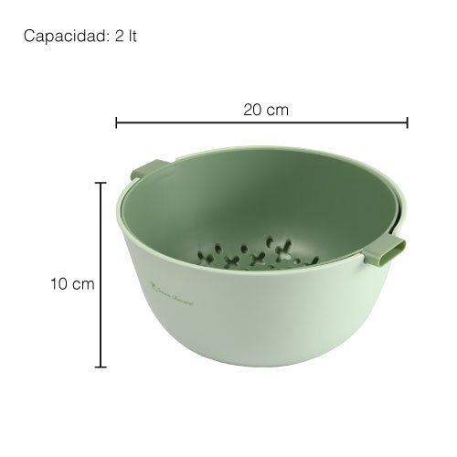 BOWL CON COLADOR DE 20 CM - Imagen 4