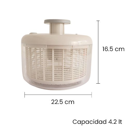 ESCURRIDOR GIRATORIO PARA VERDURAS - Imagen 4