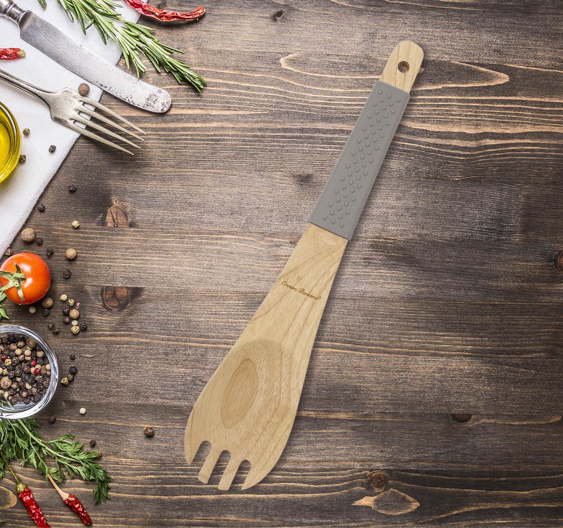 TENEDOR PARA ENSALADA DE BAMBU - Imagen 4