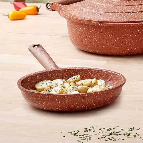 SARTEN DE 20 CM DE ALUMINIO FUNDIDO VOLCANO ROCK - Imagen 6