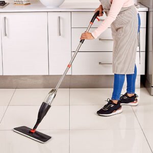 Trapeador de Microfibra con Spray | Mopa con Aspersor y Depósito