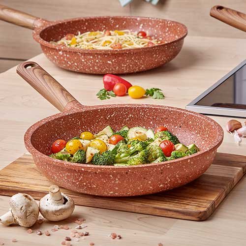 SARTEN DE 26 CM DE ALUMINIO FUNDIDO VOLCANO ROCK - Imagen 6