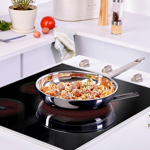 SARTEN DE 26 CM DE TRIPLE CAPA DE ACERO INOXIDABLE - Imagen 6