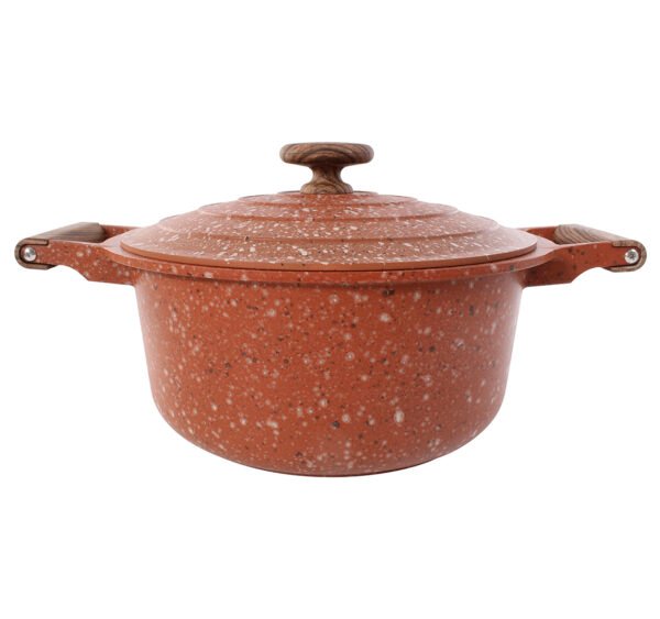 CACEROLA DE 7.1 L CON TAPA DE ALUMINIO FUNDIDO VOLCANO ROCK