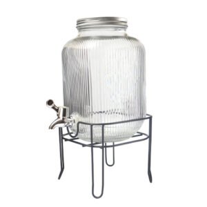 VITROLERO DE 4 L CON BASE DE METAL