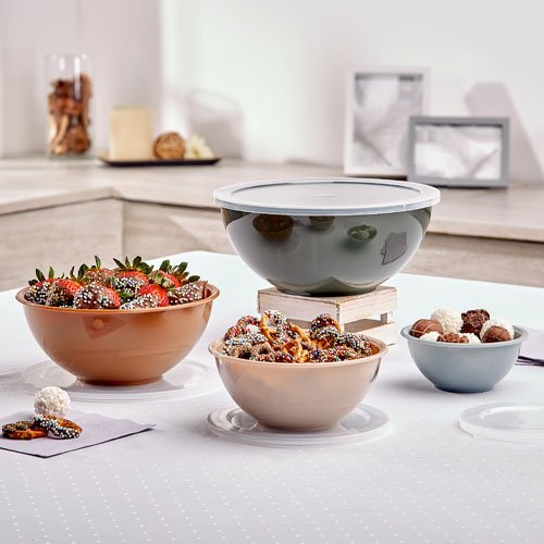 Set de 4 Contenedores Anidables Multicolores | Herméticos y Apilables - Imagen 6