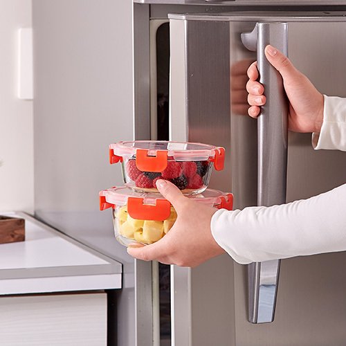 Set de 3 Contenedores Redondos de Vidrio IgorSet | Herméticos y Libres de BPA - Imagen 6