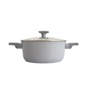 Cacerola de 4.2 L de aluminio forjado color gris